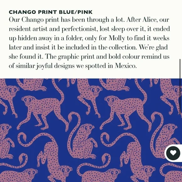 Desmond & Dempsey Long Pyjama Set Blue and Pink - S - Picture 7 of 8